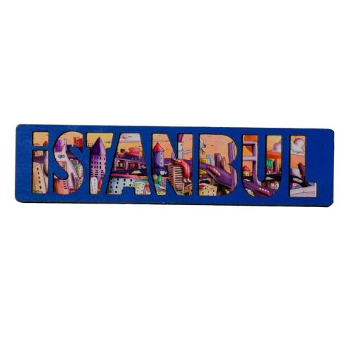 İstanbul Ahşap Magnet