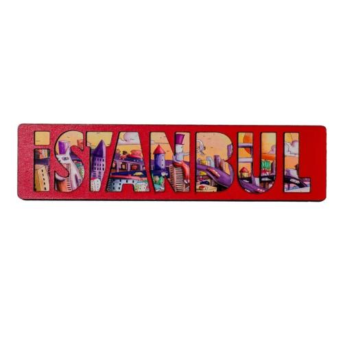 İstanbul Ahşap Magnet